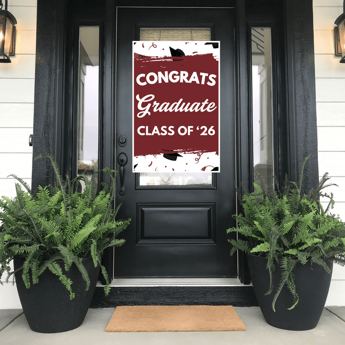 Grad In Color Congrats Graduate Door Banner 24"x36" | 1ct - Zurchers
