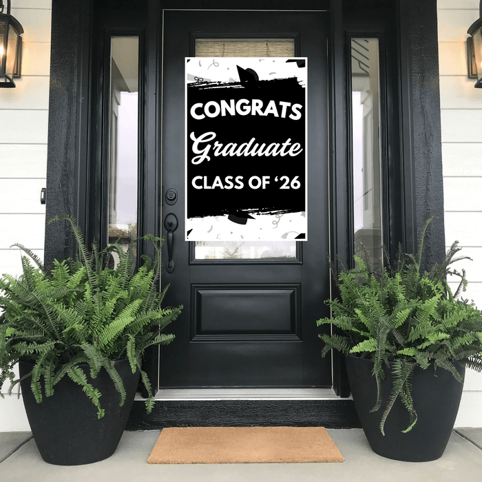 Grad In Color Congrats Graduate Door Banner 24"x36" | 1ct - Zurchers