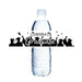 Graduation Congrats Grad Water Bottle Labels | 12 ct Black