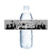 Graduation Congrats Grad Water Bottle Labels | 12 ct Grey/Silver