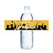 Graduation Congrats Grad Water Bottle Labels | 12 ct Yellow