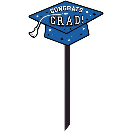 Graduation Blue Lawn Sign | 1 ct