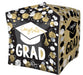 Graduation Circles and Dots Cubez Mylar Balloon 15" | 1 ct