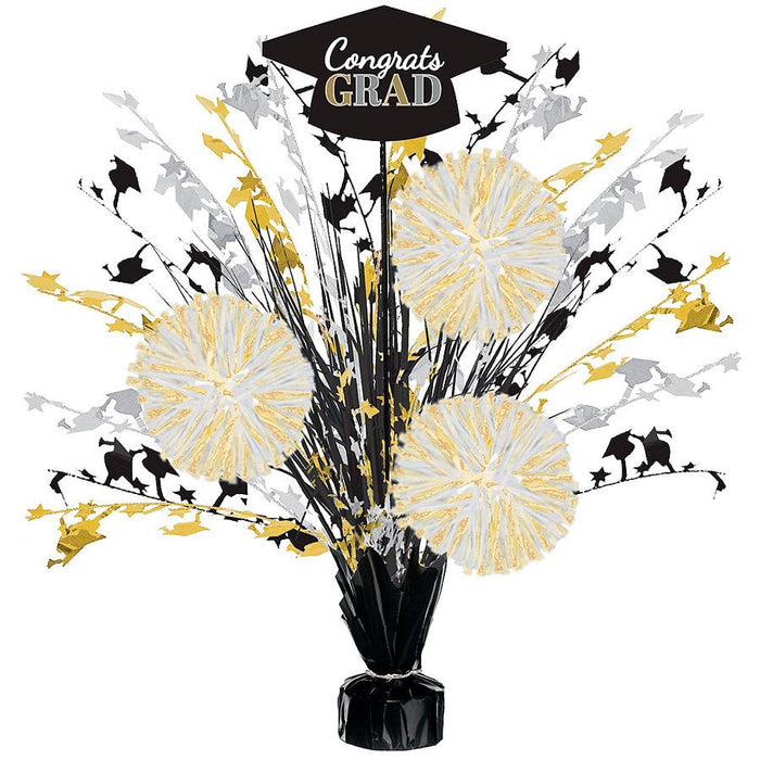 Graduation Congrats Spray Centerpiece  18" | 1 ct