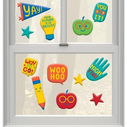 Graduation Fun Gel Cling Decals | 12pc