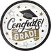 Graduation Glamor Congrats Grad Plates 9" | 8 ct