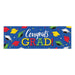 Graduation Hats Off Grad Party Banner 60" x 20" | 1 ct