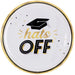 Graduation Hats Off Melamine Platter 13.5" | 1ct