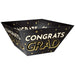 Graduation Large Square Paper Bowls 12" | 3 ct
