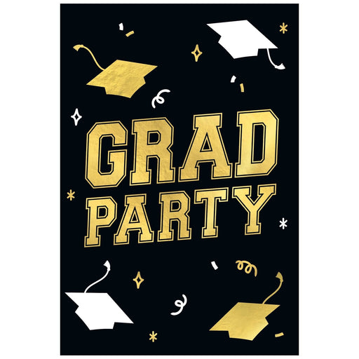 Graduation Party Invitations 6 1/4" x 4 1/4'' | 8 ct