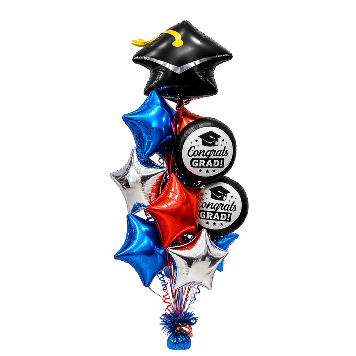 Graduation Ten Mylar Bouquet | 10ct - Zurchers