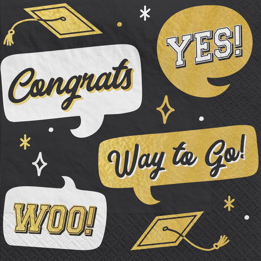 Graduation The Best Is Yet To Come Beverage Napkins | 16 ct