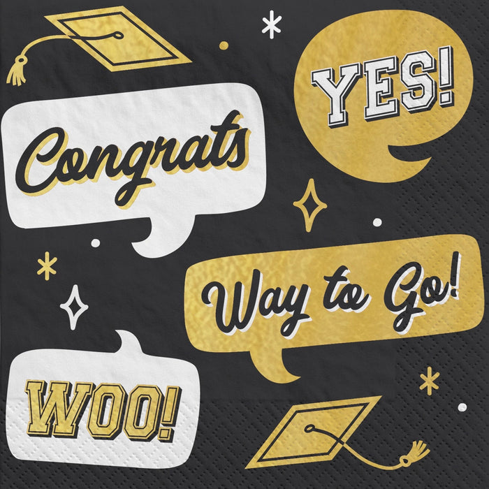 Graduation The Best Is Yet To Come Beverage Napkins | 16 ct