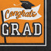 Graduation True To Your School Luncheon Napkins Orange | 40 ct