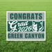 Green Canyon High School Grad Yard Sign 24" x 18" | 1 ct - Zurchers