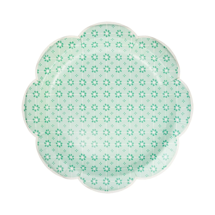 Green Wicker Plate 11" | 8 ct - Zurchers
