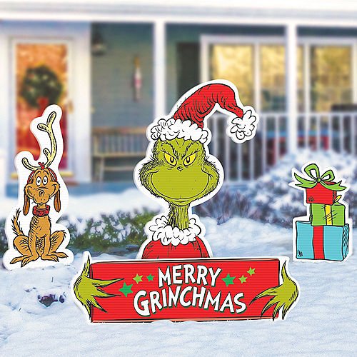 Grinch Yard Signs | 4pcs - Zurchers