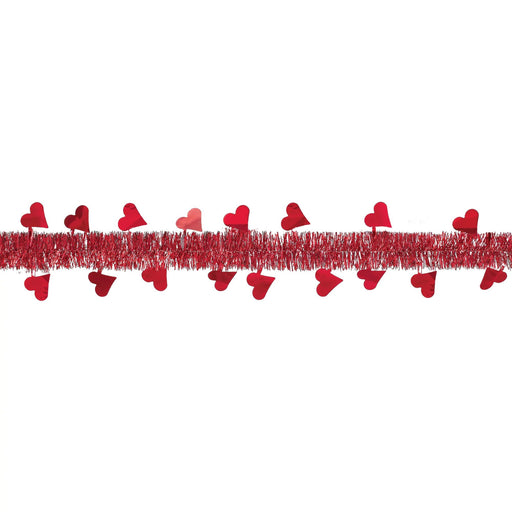 Valentine's Day Tinsel Garland 9' | 1ct