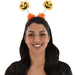 Women wearing Orange Pumpkin Headbopper
