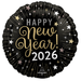 Happy New Year 2026 Celebration Mylar 18" | 1ct - Zurchers
