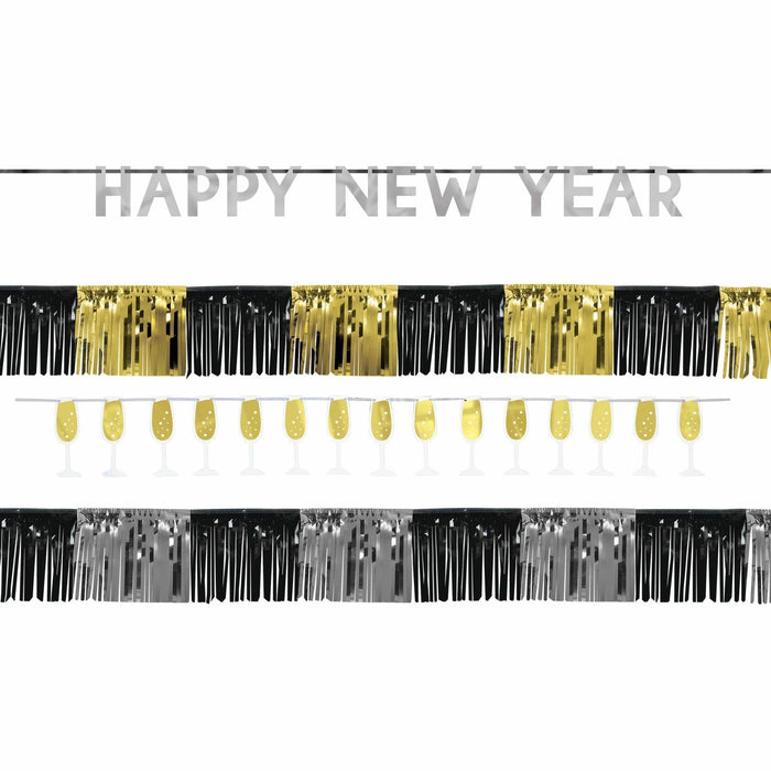 Happy New Year Banner Kit | 4pcs - Zurchers
