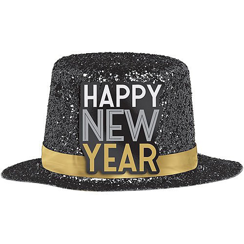 Happy New Year Glitter MINI TOP HAT | 1 ct - Zurchers