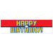 Happy Birthday Catch Them All To - Go Banner 50" x 13" | 1ct - Zurchers