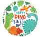 Happy Dino Birthday Mylar Balloon 18" | 1ct - Zurchers
