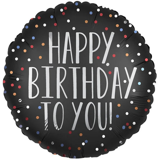 Happy Birthday To You Confetti Mylar Balloon 18" | 1ct. - Zurchers