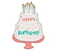 Happy Cake Day Supershape Mylar Balloon 28" | 1ct - Zurchers