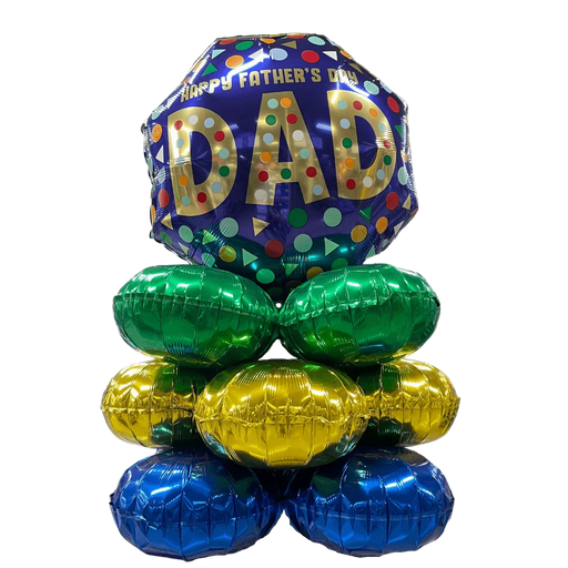 Happy Father's Day Dad Super Shaped Balloon Bouquet | 1 ct - Zurchers
