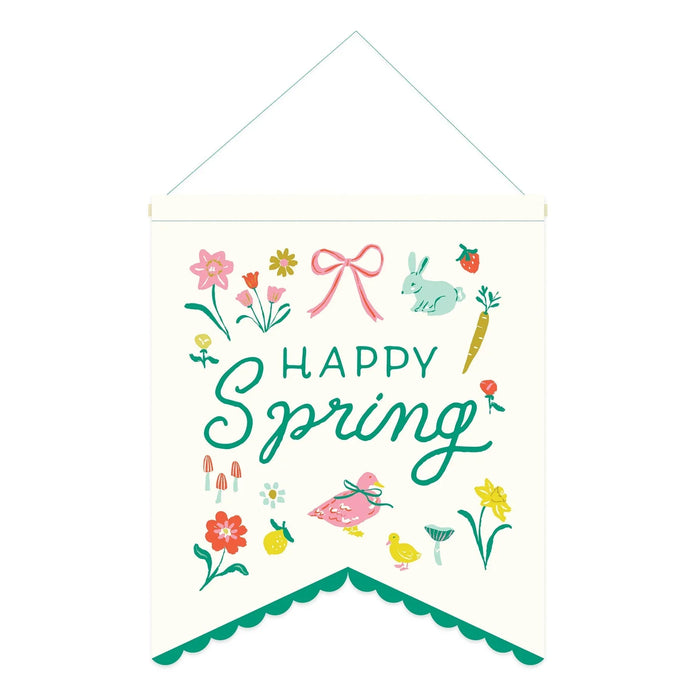 Happy Spring Canvas Banner 15" | 1 ct - Zurchers