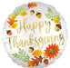 Happy Thanksgiving Satin Mylar Balloon 18" | 1ct - Zurchers