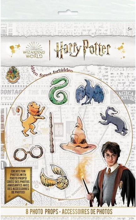 8ct Photo Props Harry Potter - Party Supplies