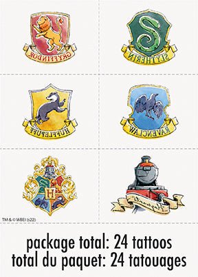 Harry Potter Temporary Tattoos | 24ct