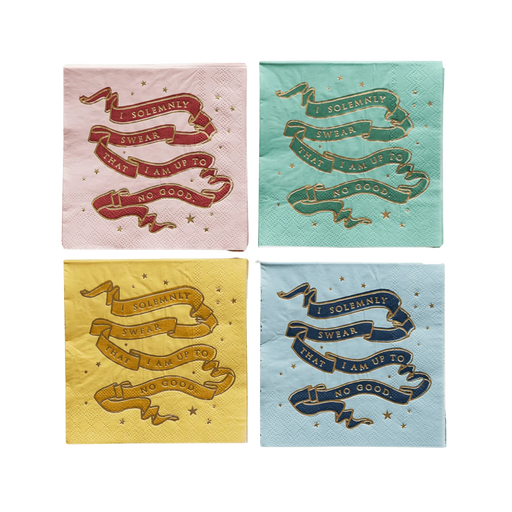 Harry Potter X Bonjour Fête House Pride Beverage Napkins 5" | 24 ct - Zurchers