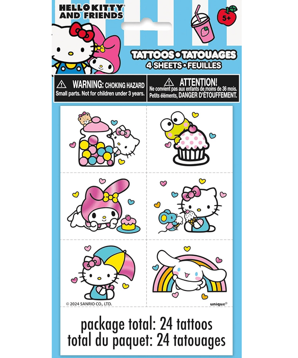 Hello Kitty Tattoos | 24ct - Zurchers
