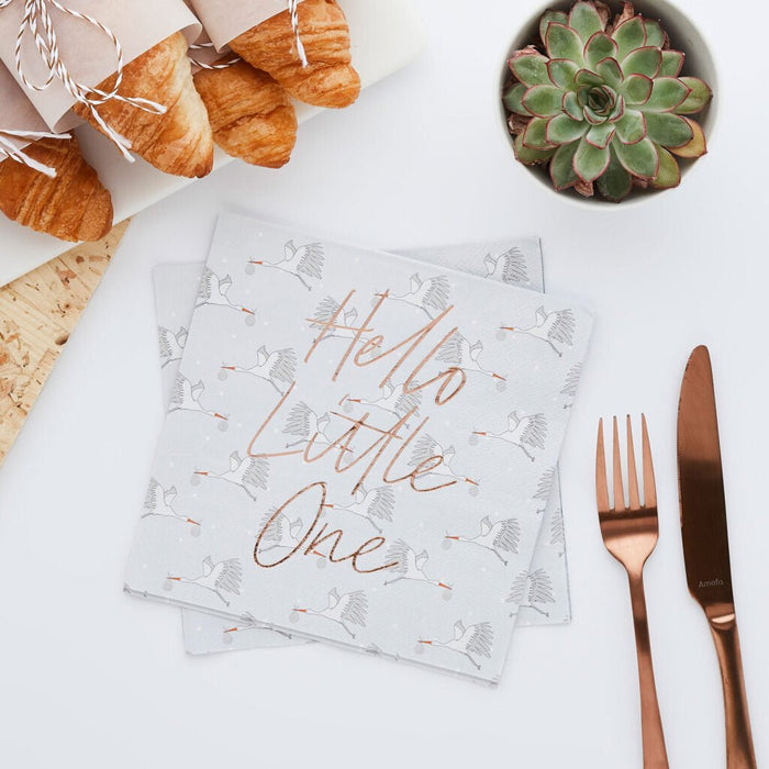 Hello Little One Baby Shower Napkins | 20ct - Zurchers