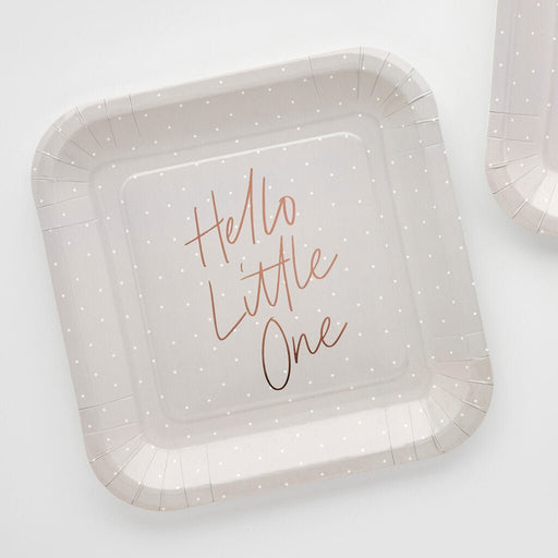 Hello Little One Paper Plates | 10ct
