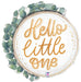 Hello Little One Eucalyptus Wreath SuperShape Mylar Balloon 26" | 1ct - Zurchers