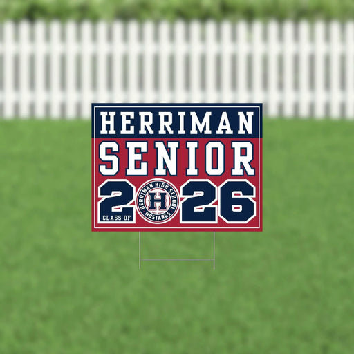 Herriman UT 2026 Senior Yard Sign | 1ct - Zurchers