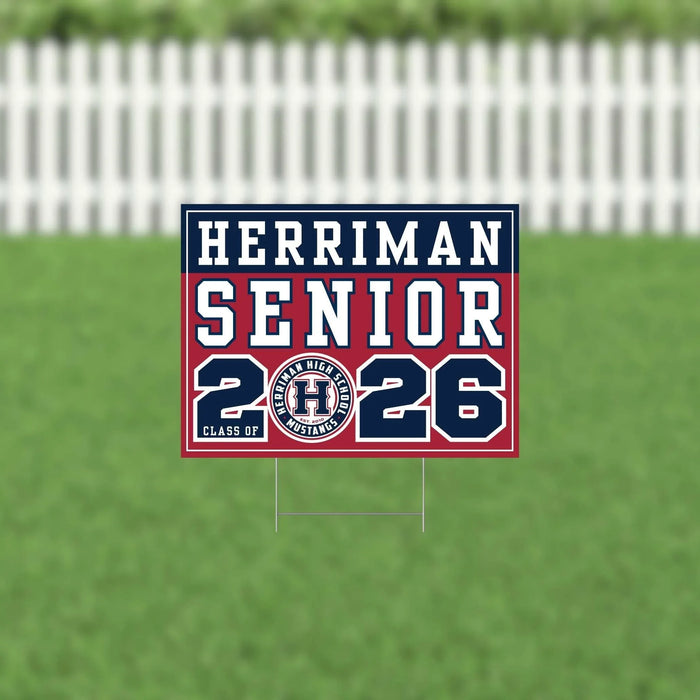 Herriman UT 2026 Senior Yard Sign | 1ct - Zurchers