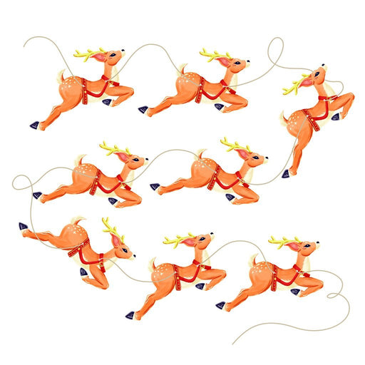 Hester & Cook Eight Tiny Reindeer Bunting | 8pcs - Zurchers