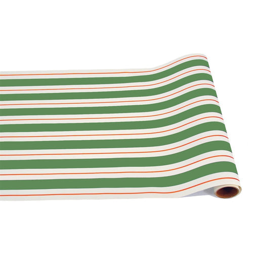 Hester & Cook Green & Red Awning Stripe Runner 20"W x 25'L | 1Roll - Zurchers