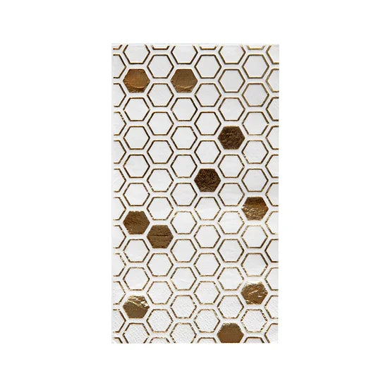 Hey Bae Bee Honeycomb Napkins 5" | 16ct - Zurchers