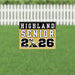 Highland UT 2026 Senior Yard Sign | 1ct - Zurchers