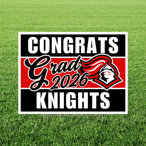 Hillcrest ID High School Grad Yard Sign 24" x 18" | 1 ct