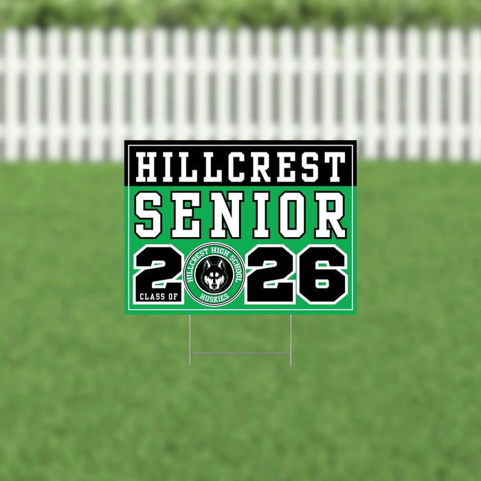 Hillcrest UT 2026 Senior Yard Sign | 1ct - Zurchers