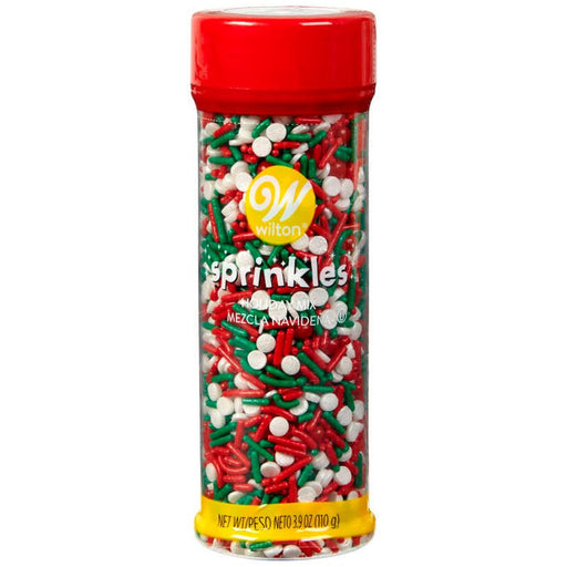 Holiday Mix Sprinkles Red, Green and White 3.9oz. | 1ct - Zurchers