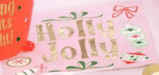 Holly Jolly Pink Christmas Napkins | 1ct - Zurchers